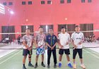 Pegawai Rutan Wonosobo Meriahkan Turnamen Badminton HKN Ke-61 di GOR Watu Gong